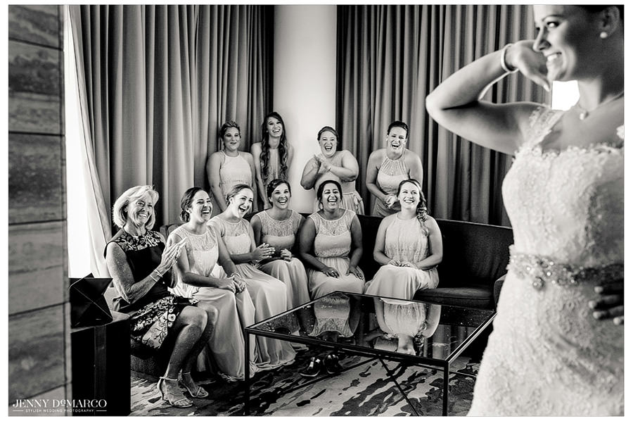 Best bridesmaids reveal and their reaction is priceless.