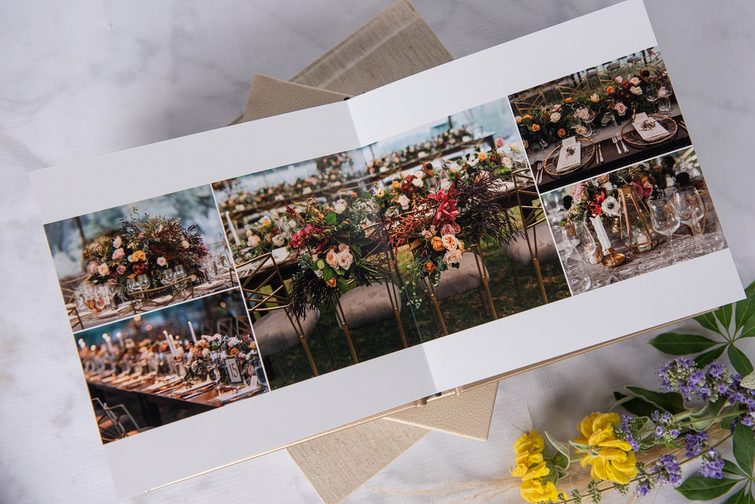 Spread example of parent album