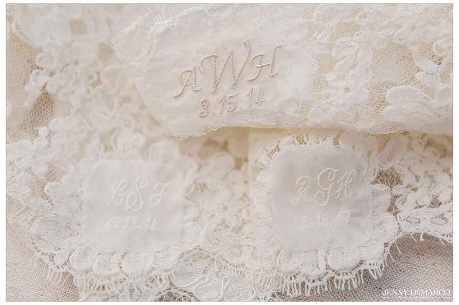 beautiful and elegant details of the lace