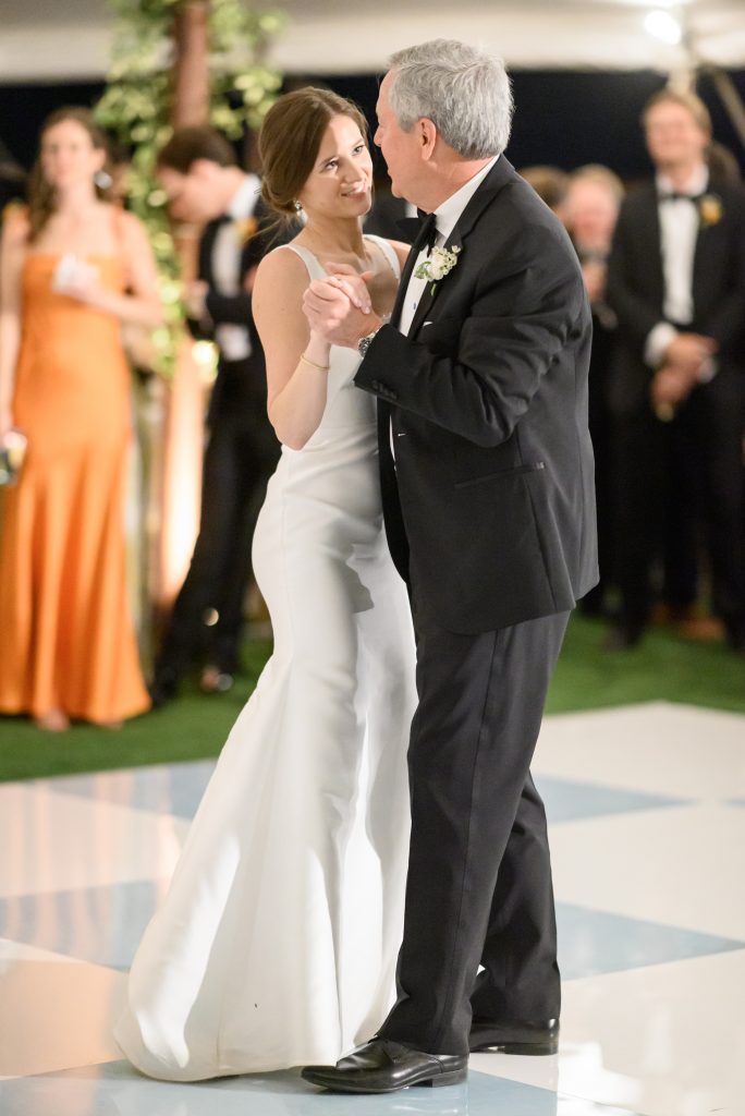 bride dancing with her father