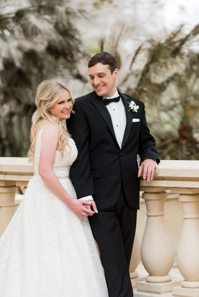bride and groom portrait