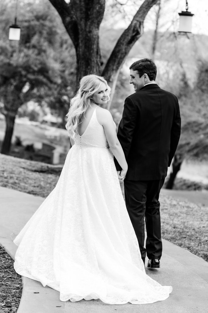 bride and groom portrait