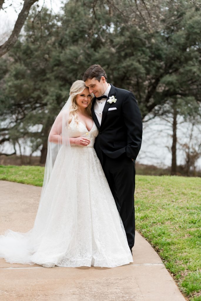 bride and groom portrait