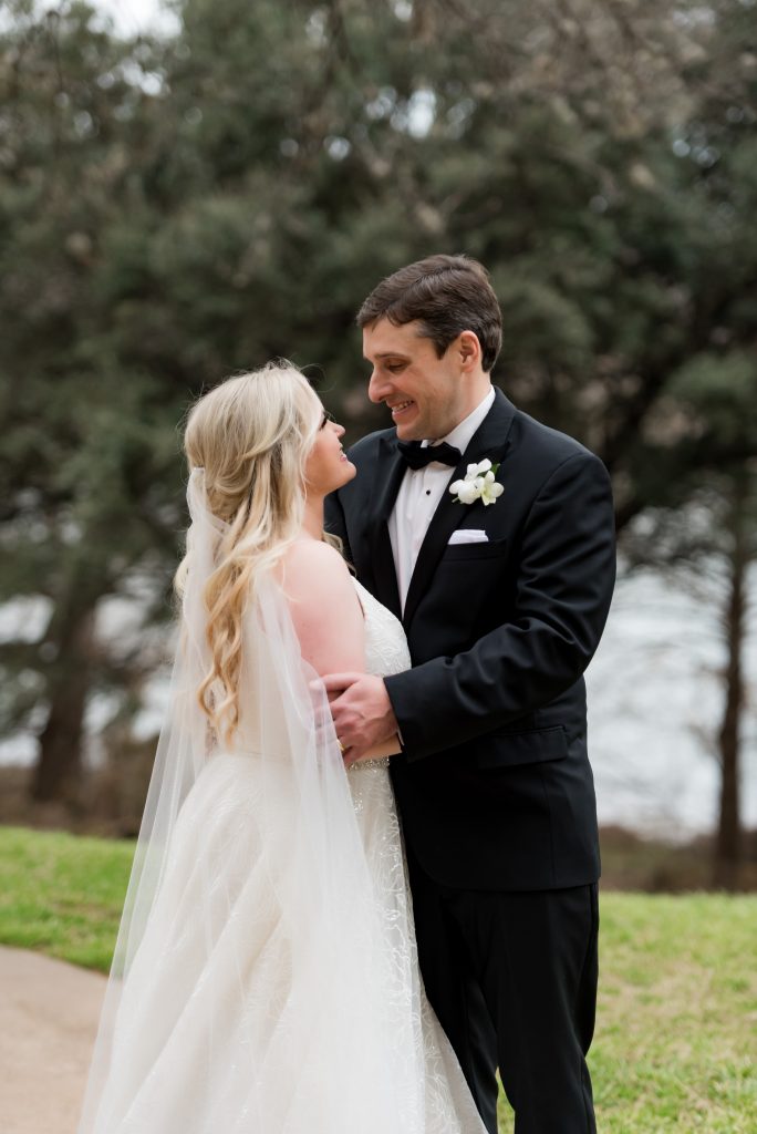 bride and groom portrait