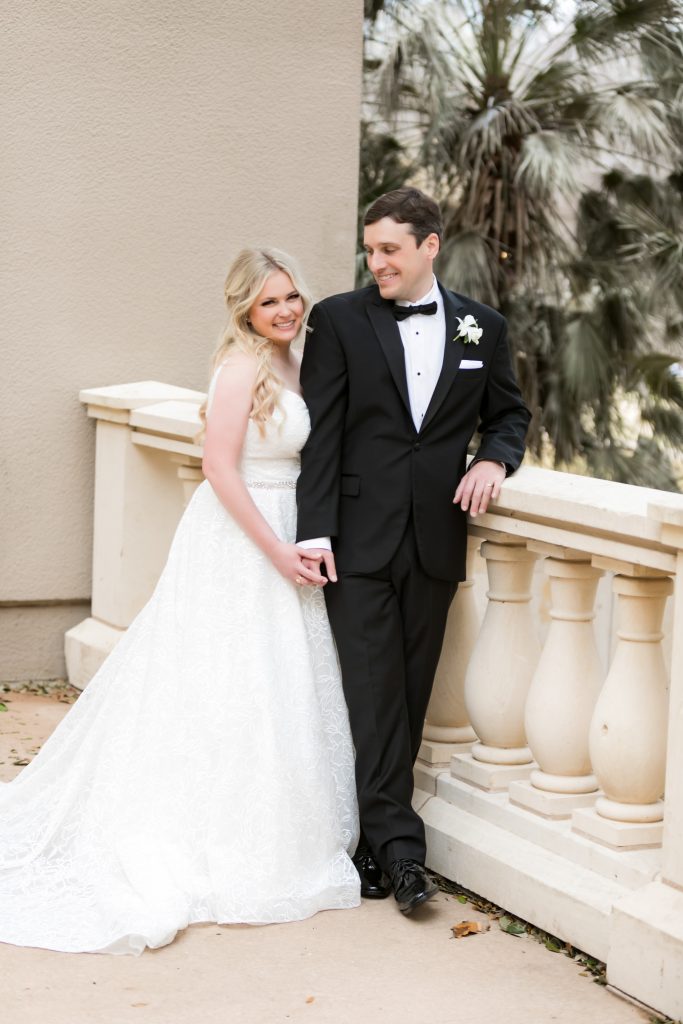 bride and groom portrait
