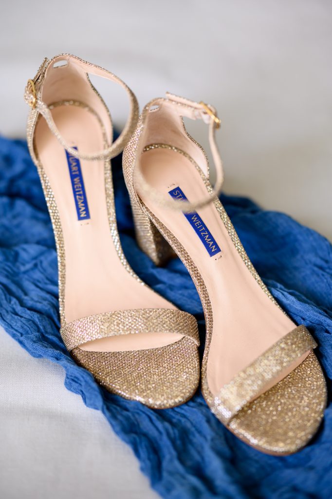 brides shoes at austin country club