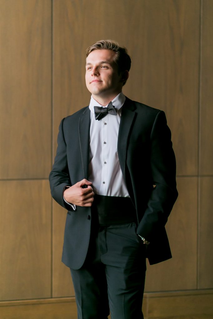 Groom ready at Omni Barton Creek