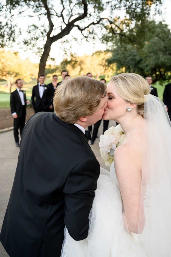 Bride and Groom at Austin Country Club