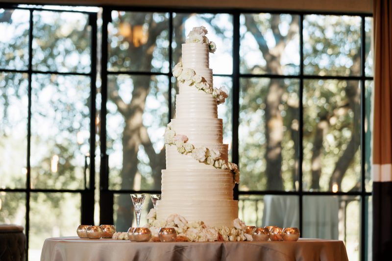 Table displays at Austin Country Club