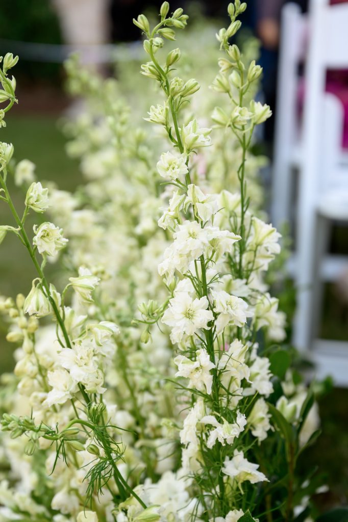 Floral display at Austin Country Club