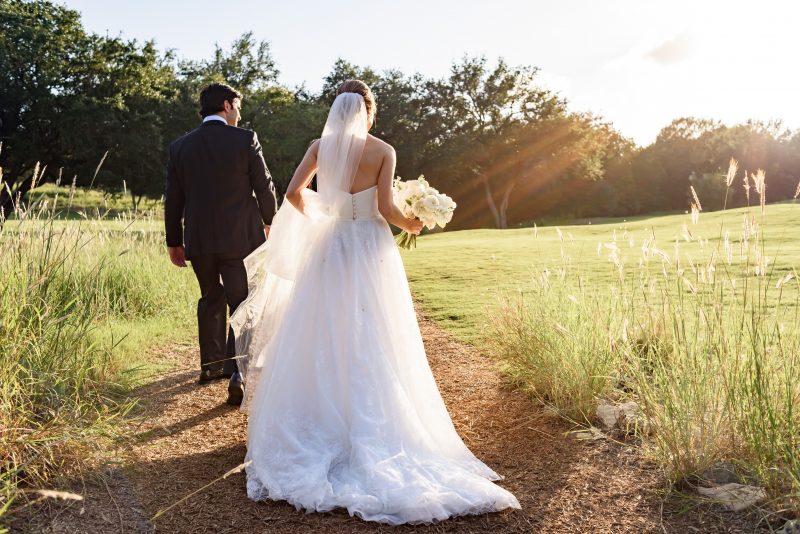 Bride and Groom at Omni Barton Creek Wedding