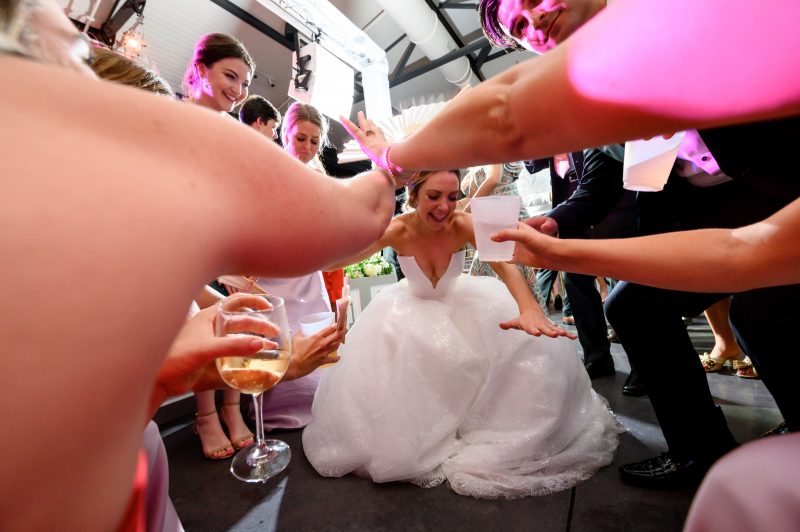 Fun at celebration at Omni Barton Creek Wedding