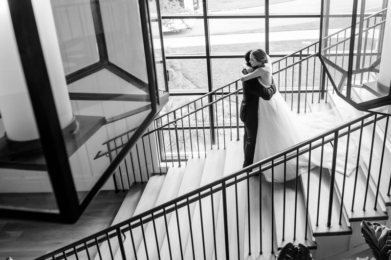 Bride and groom at Omni Barton Creek Wedding