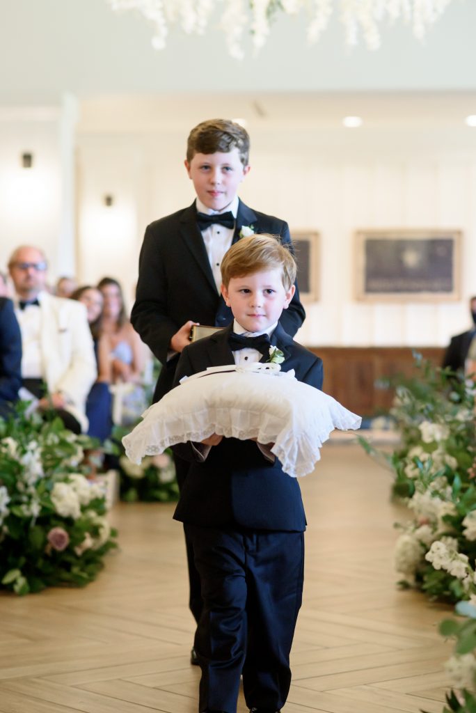Ring bearer at Omni Barton Creek Wedding