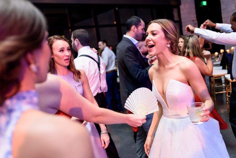 Reception celebration at Omni Barton Creek Wedding