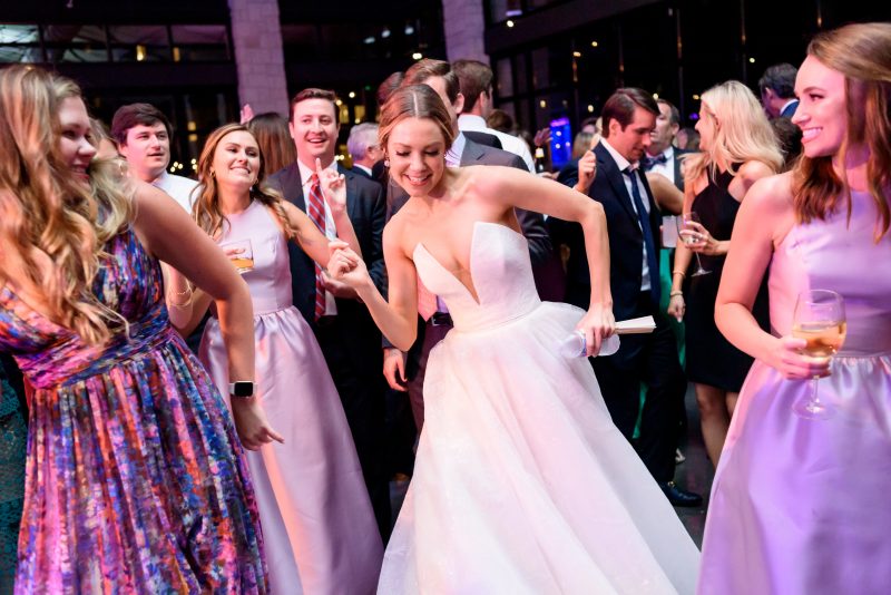 reception celebration at Omni Barton Creek Wedding