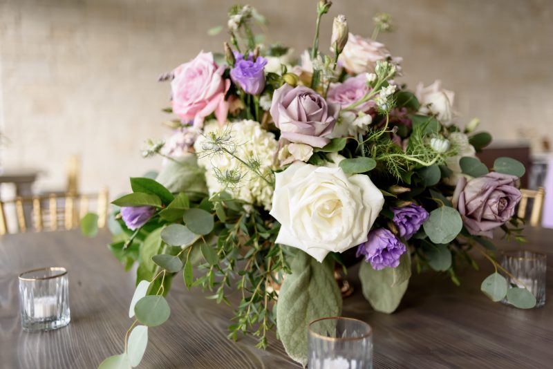 floral display at Omni Barton Creek Wedding