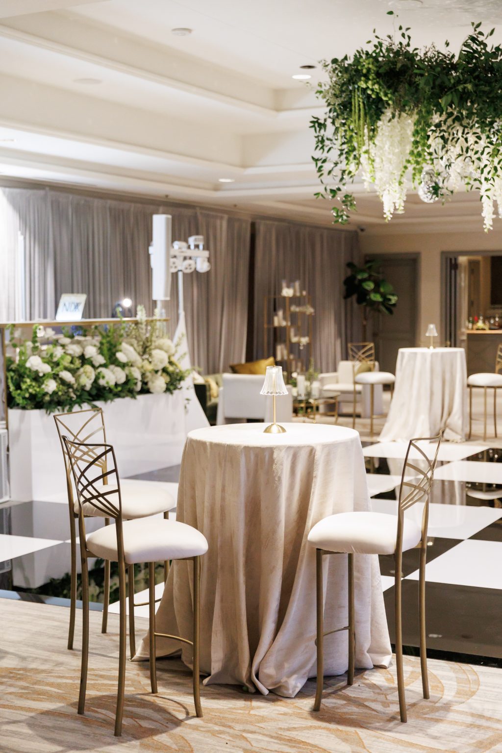 After party setup at the four seasons austin foyer