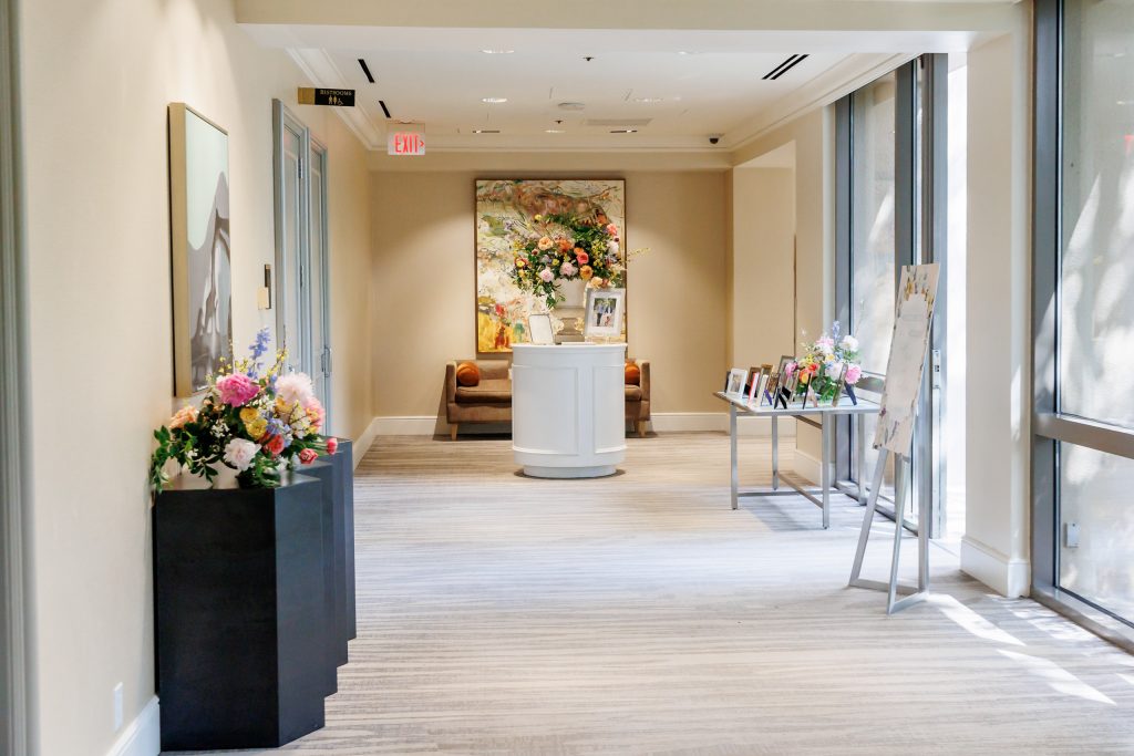 hall way leading to the foyer in the Four Seasons ball room