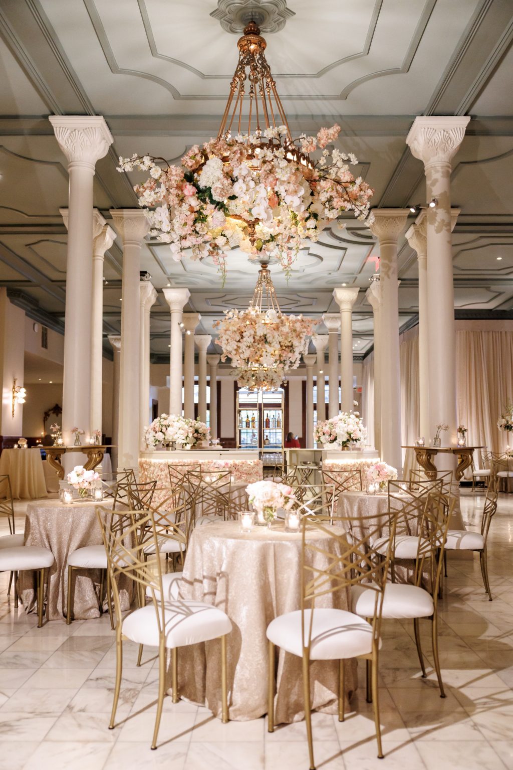 New renovated driskill reception space