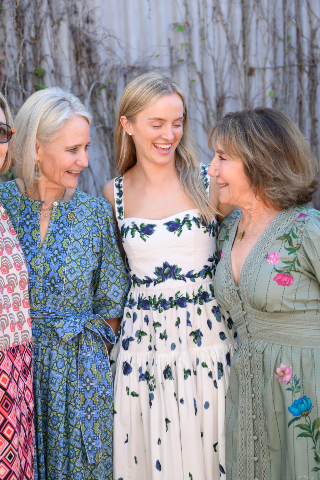 Sara with family members during her bridal luncheon at Elizabeth Street Cafe.